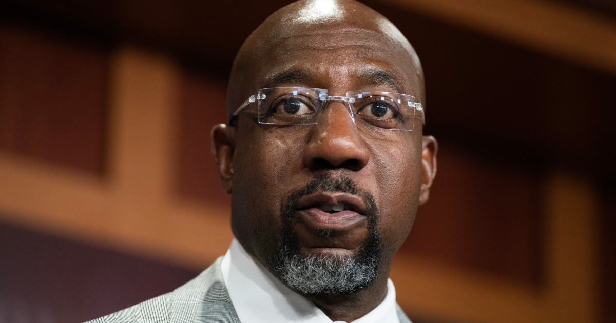 Sen. Raphael Warnock says embattled N.C. GOP candidate Mark Robinson is ‘white supremacy in blackface’