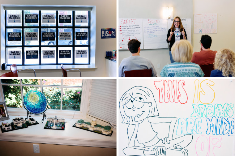 Quad showing the LEGO models, a drawing that reads "This is what dreams are made of" and Sarah McBride