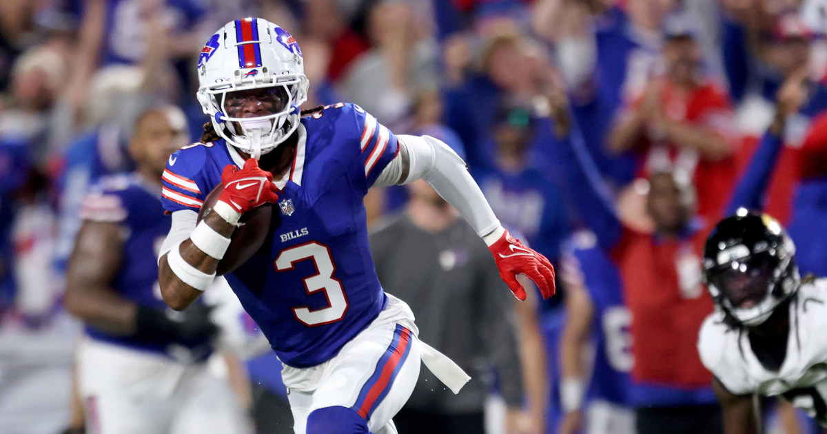 Bills’ Damar Hamlin gets first career interception