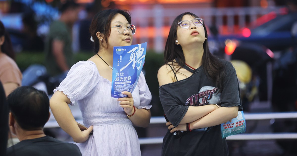 China’s youth unemployment hits fresh high amid economic slowdown and restrictive hiring policies