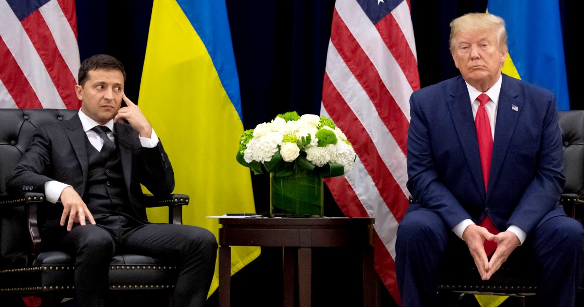 In a meeting with Zelenskyy, Trump says he will negotiate a Ukraine-Russia deal 'that's good for both sides'