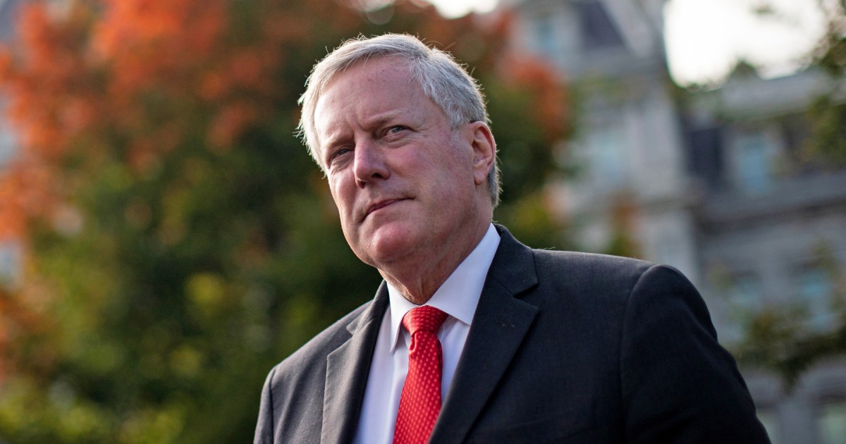 Judge denies Mark Meadows’ effort to move Arizona case to federal court