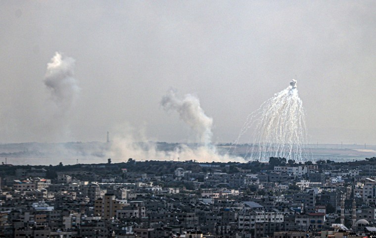 Israeli airstrikes over Gaza Strip