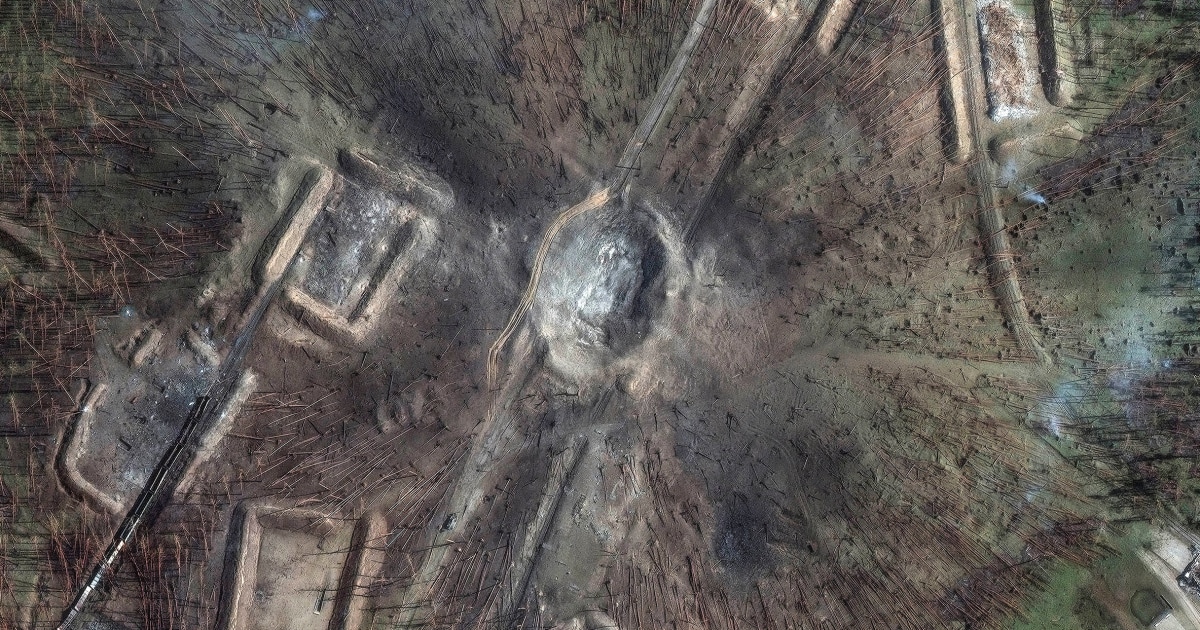 Satellite images show Russia arms depots hit by Ukraine, failed Sarmat missile test