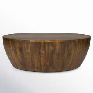 Vivenne Mango Wood Drum Coffee Table