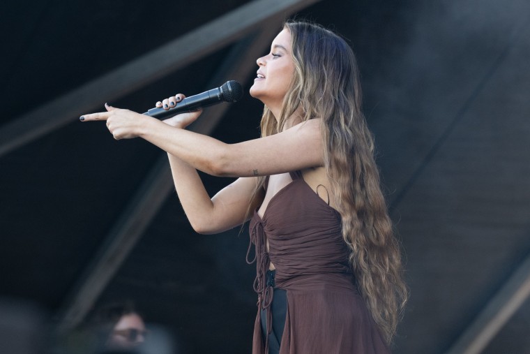 Maren Morris performs at the Ohana Festival in September.