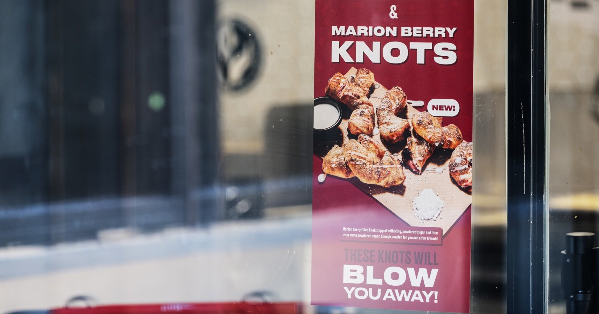 Pizza chain sparks protests for doubling down on dessert referring to Marion Berry and drug use