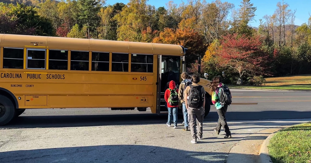 Students in Helene-ravaged Buncombe County return to school a month after mass devastation