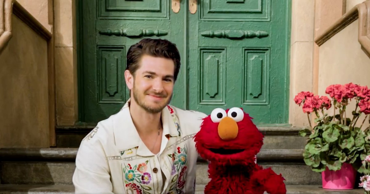 Andrew Garfield gets vulnerable about grief, with support from Elmo