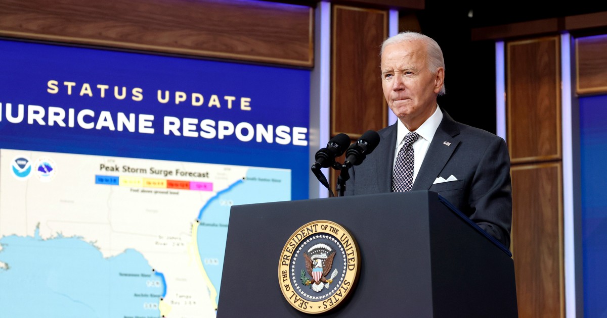 Biden, surveying Milton’s aftermath, announces $600M for rebuilding in Florida and other states