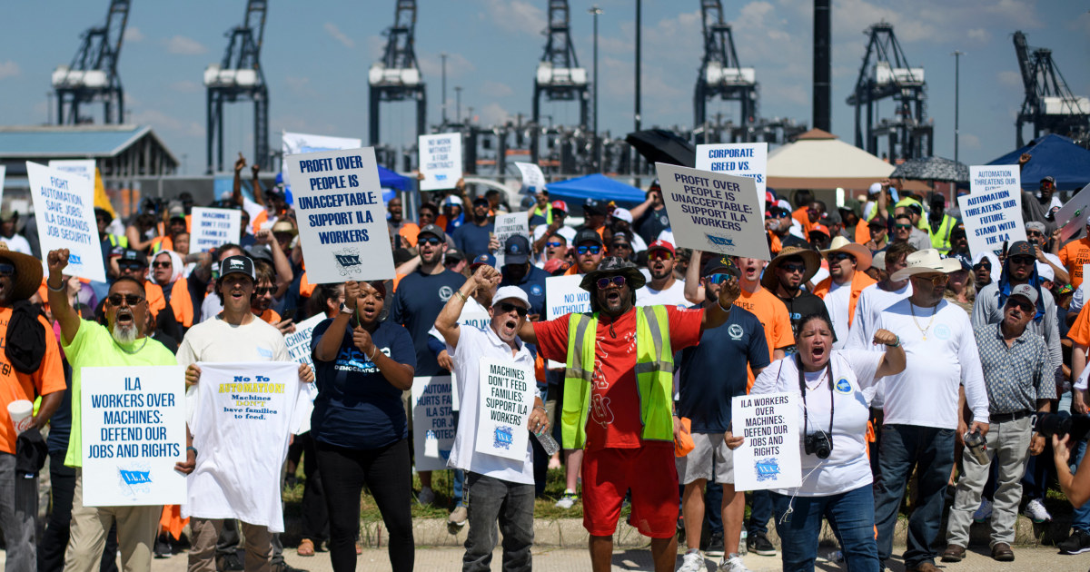 Consumers aren't likely to see major shortages from port strike in the near-term