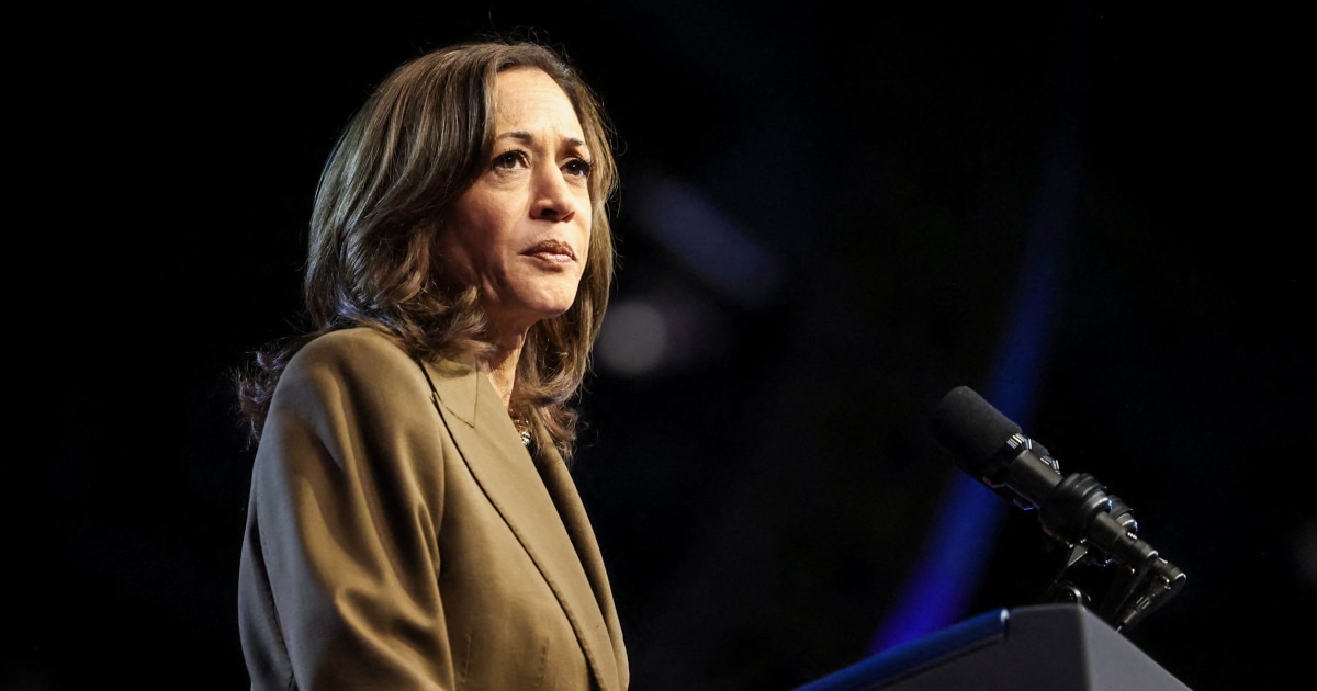 Harris launches a new ad that hits Trump’s age in criticizing Vance