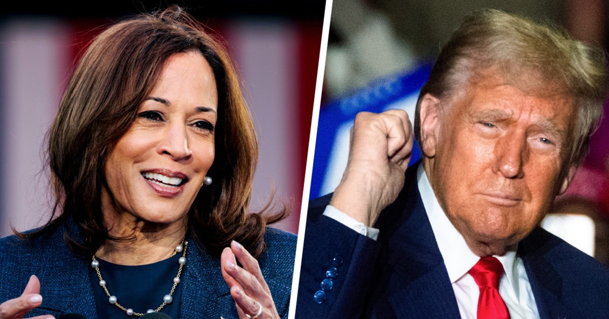 How Donald Trump, Kamala Harris and their running mates are dividing time between the 7 swing states