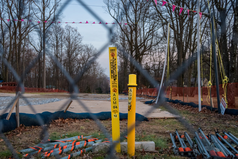 Section of the SUNOCO Mariner II East Pipeline construction