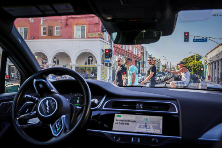 Waymo's self driving Taxi.