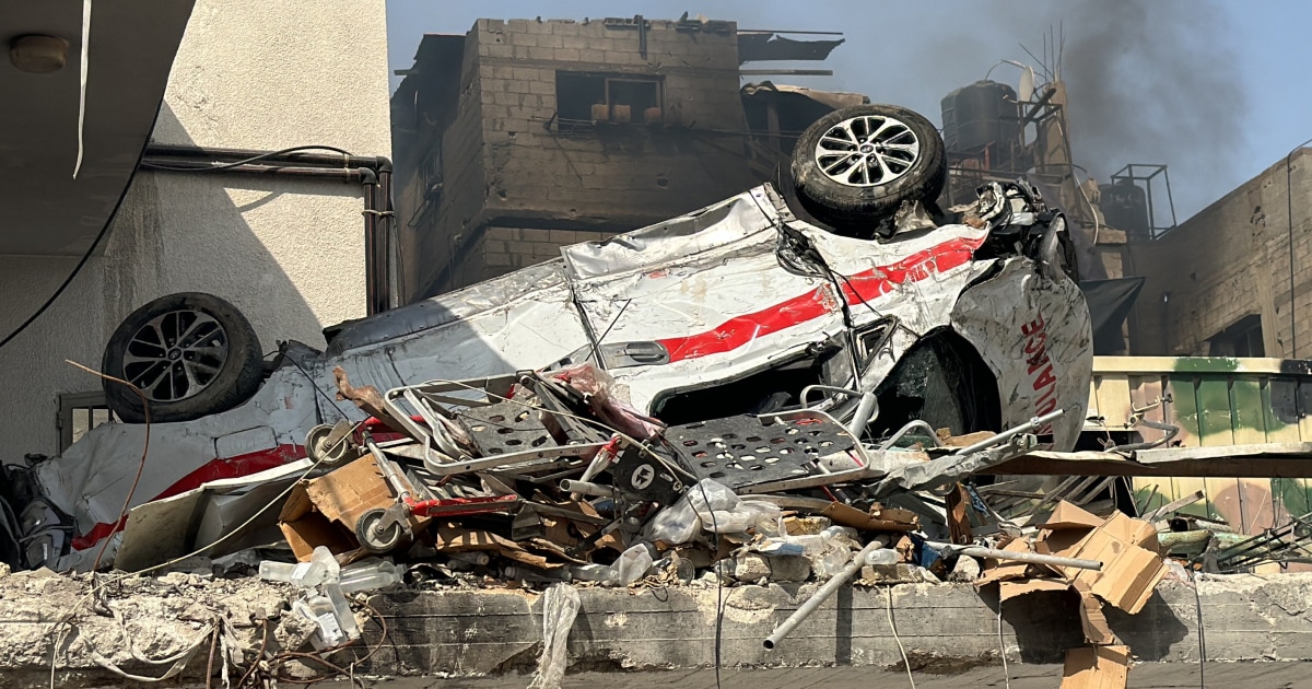 Israel leaves a trail of destruction after dayslong siege at one of Gaza’s last hospitals