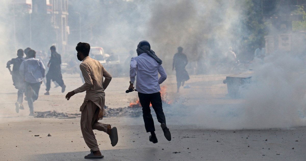 Pakistani police fire tear gas at protesting students as anger spreads over alleged on-campus rape