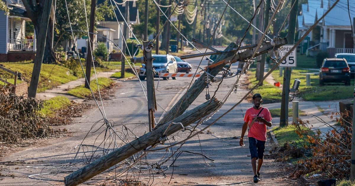 Public officials urge halt to the spread of rampant disinformation around Hurricane Helene