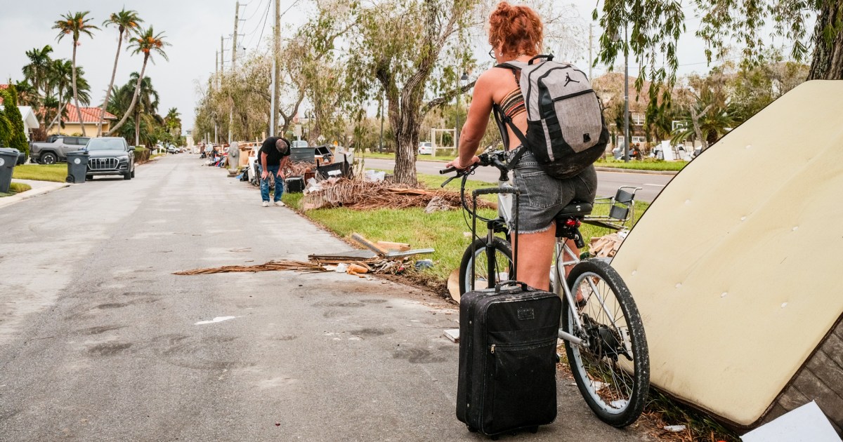 Some Floridians struggle to evacuate as Milton bears down