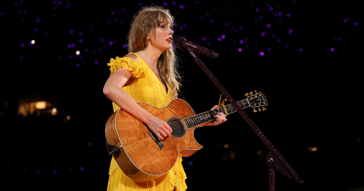 Texas man says he smashed Taylor Swift-signed guitar he bid $4,000 on at auction as 'a joke'