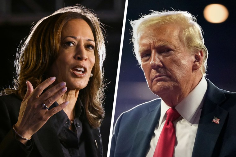 Vice President Kamala Harris and former President Donald Trump.