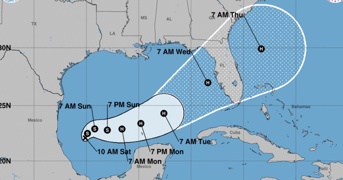 Tropical Storm Milton forms just days after Hurricane Helene’s devastation