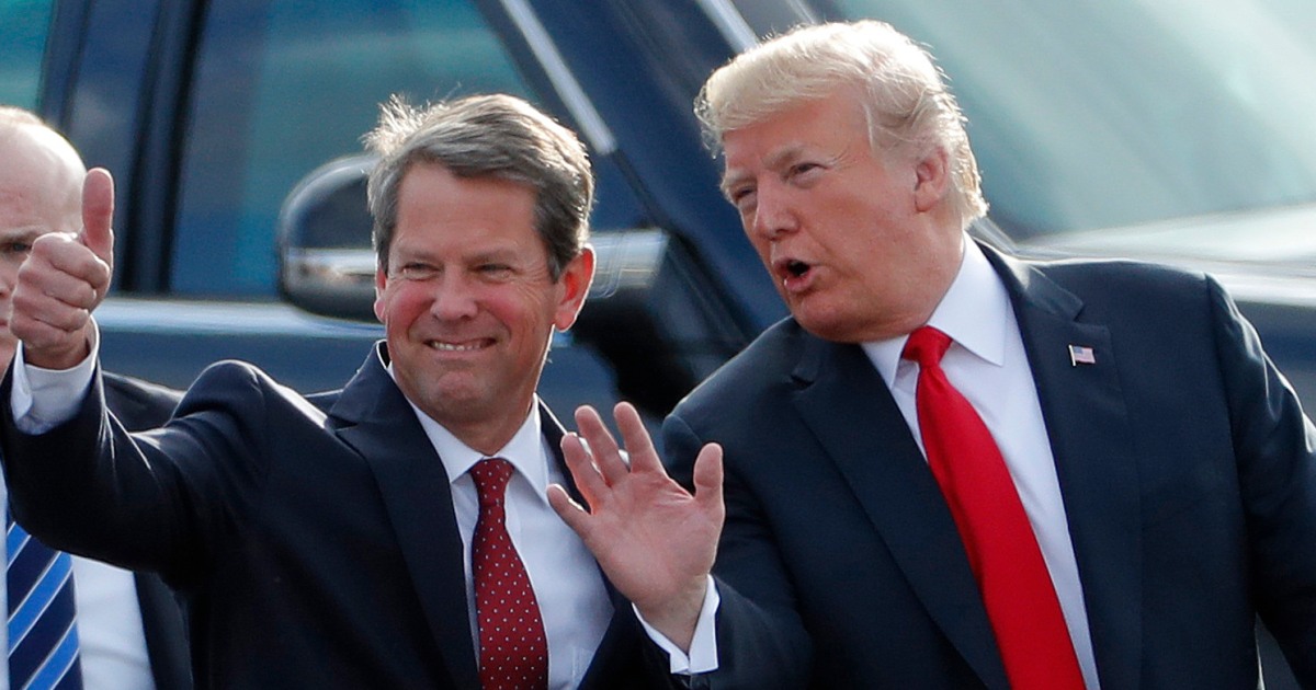 Trump to appear alongside Brian Kemp; Harris to rally in Michigan