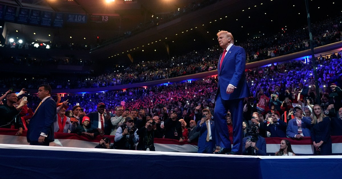 Trump’s Madison Square Garden rally overshadowed by his allies’ crude and racist remarks