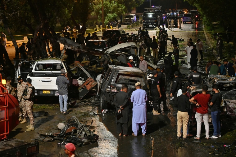 Pakistan explosion in Karachi