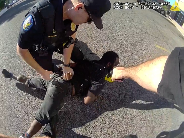 Body cam footage shows Tyron McAlpin getting tazed by police officers