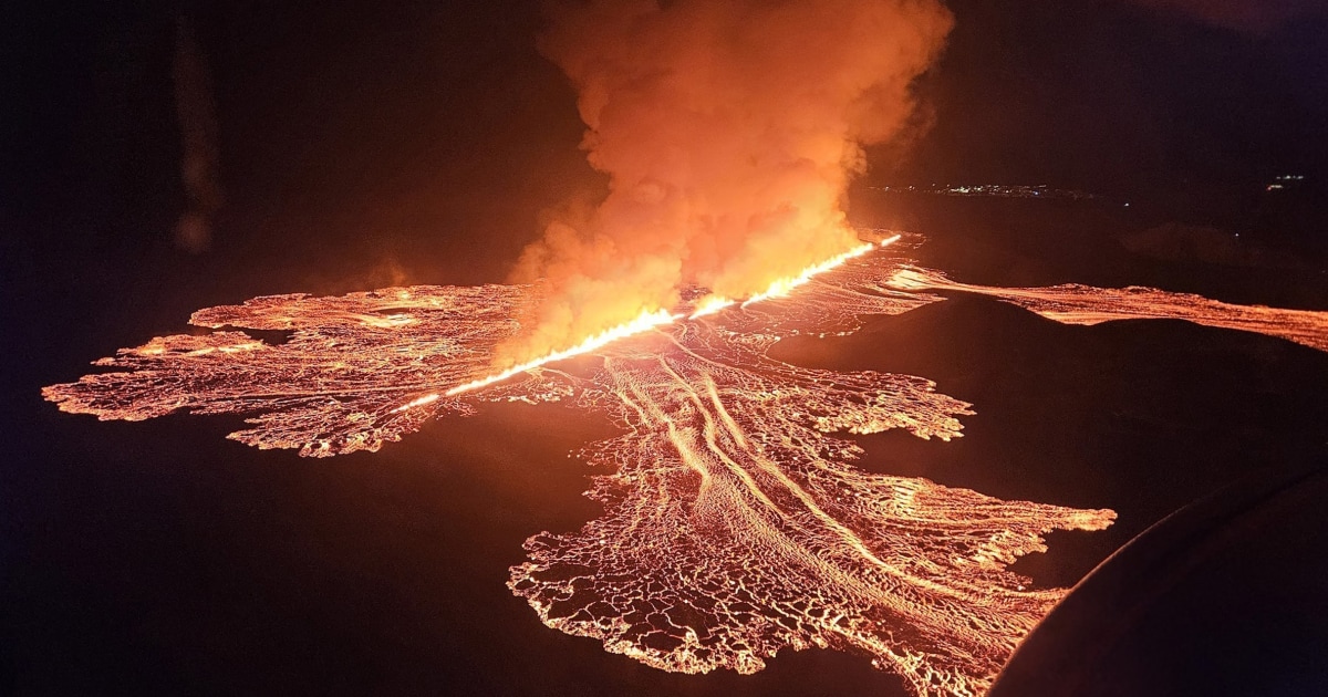 Icelandic volcano erupts for seventh time in a year