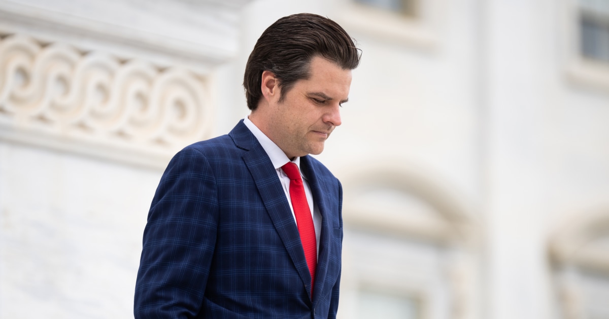 Matt Gaetz withdraws his bid for attorney general amid sexual misconduct allegations