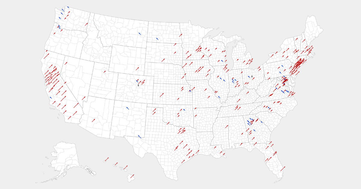 Where Trump made his biggest gains